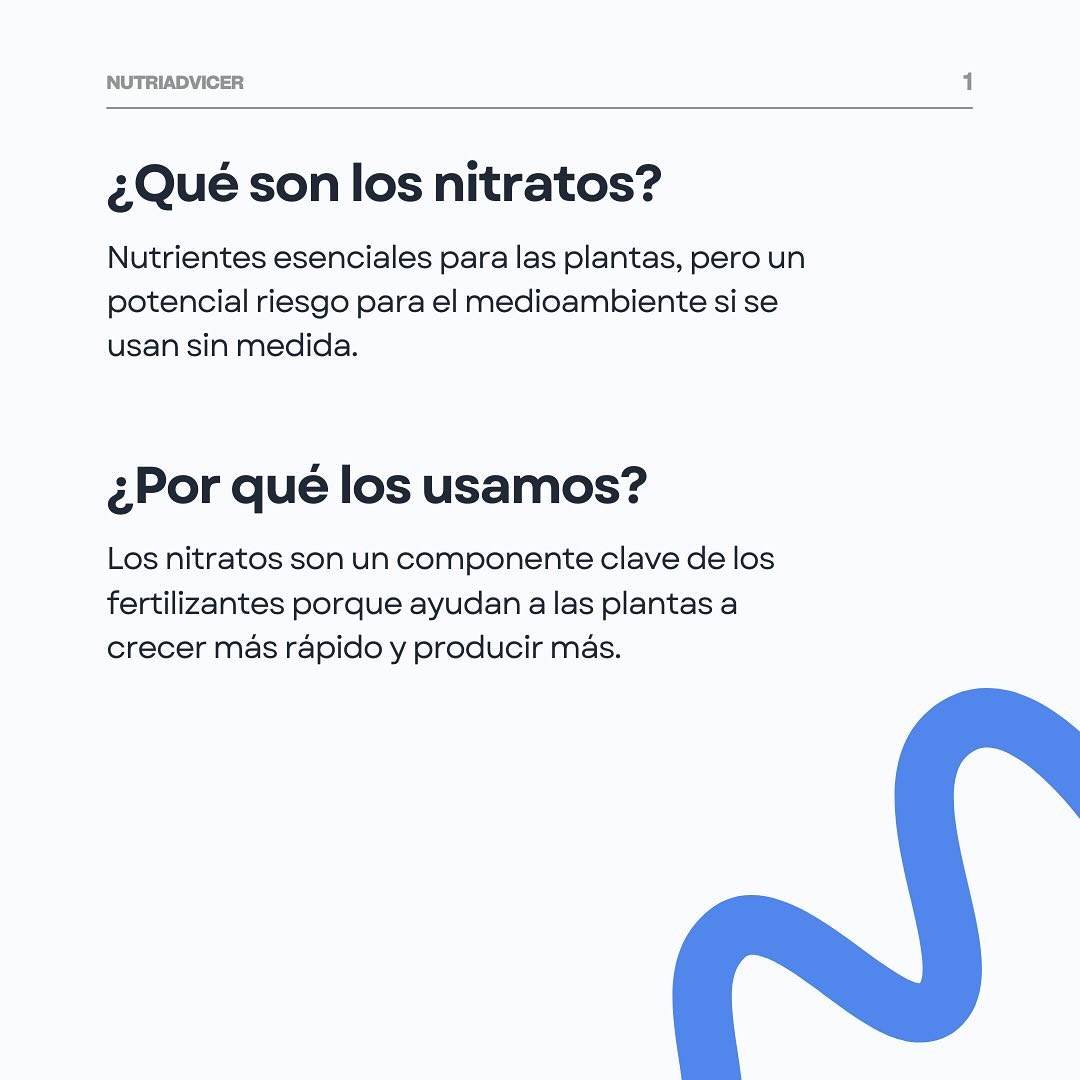 Explicación de qué son los nitratos